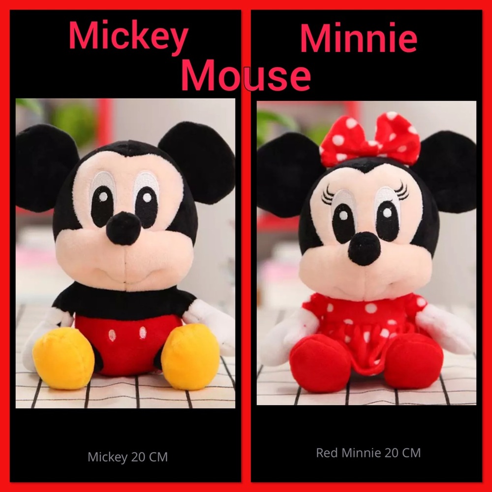 ❣️New❣️Mickey & Minnie Mouse Plush Stuffed ❣️